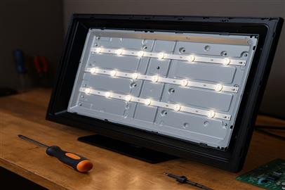 چگونگی تولید بک لایت تلویزیون 